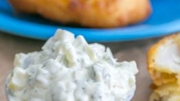 Try this quick and easy tartar sauce recipe and you'll never want store-bought again! | NatashasKitchen.com